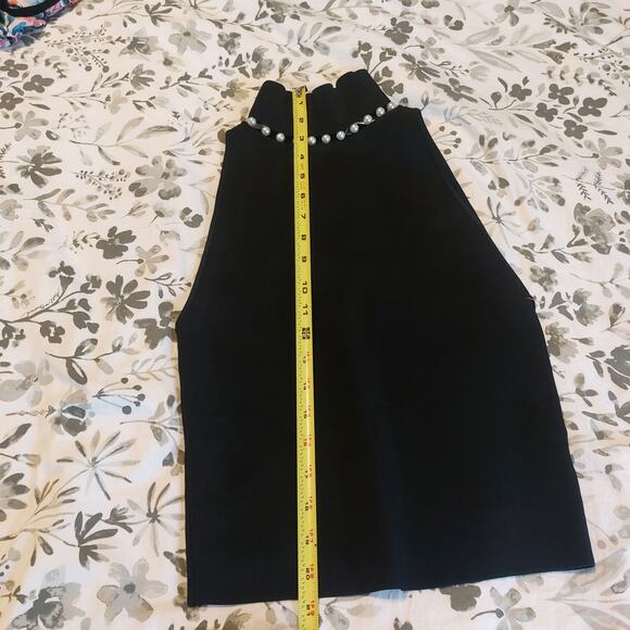 Alice & Olivia Annalee mock neck Medium Preppy polished Quiet Luxury minimalist - Picture 7 of 10